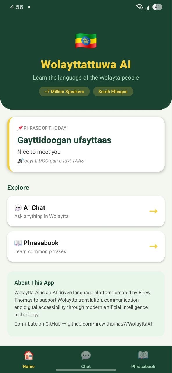 Wolaytta AI